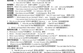 小升初知识点!分单元分专题整理,清晰易懂