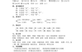 课后巩固用!小学资料,及时复习