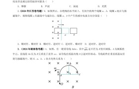 电磁学大题!高二常考,专项练