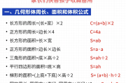 小学数学公式大全!1-6年级全涵盖,附例题